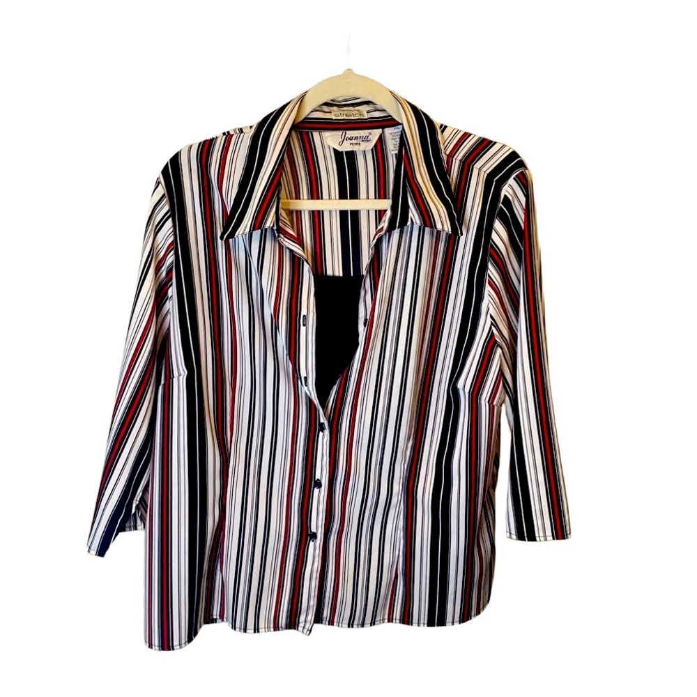 Johanna size PXL blouse with built in tank and 3/4 sleeves